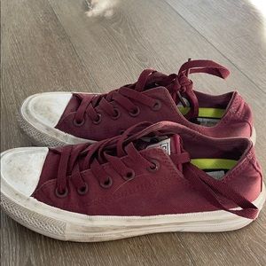 Red Converse w/ Lunarlon insoles